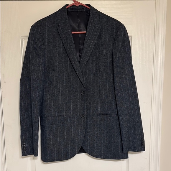 Blazer Topman AAA Pailleté Bleu - Taille 38, Occasion Très Bon état